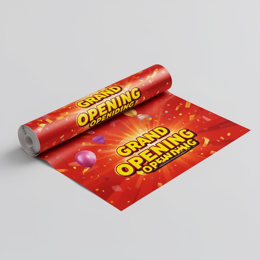 Balloon Banner — Printed banner studio shot