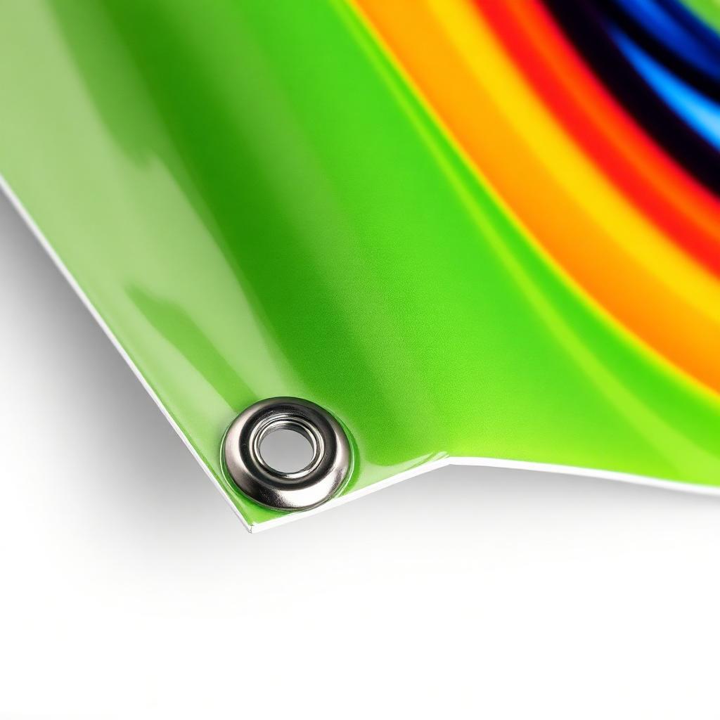 Banner grommet detail